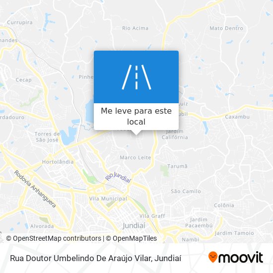 Rua Doutor Umbelindo De Araújo Vilar mapa