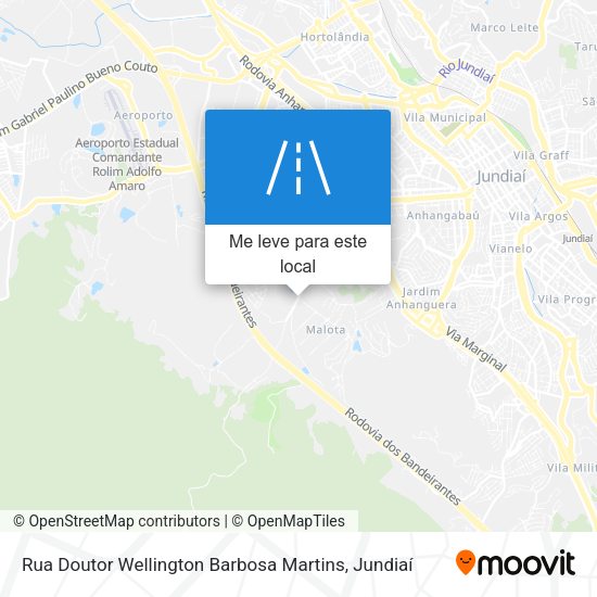 Rua Doutor Wellington Barbosa Martins mapa