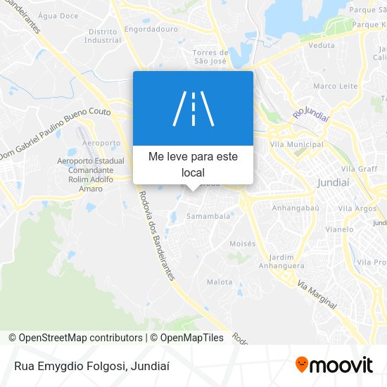 Rua Emygdio Folgosi mapa