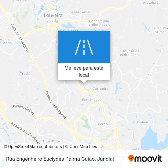 Rua Engenheiro Euclydes Palma Guião mapa