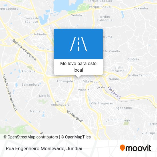 Rua Engenheiro Monlevade mapa