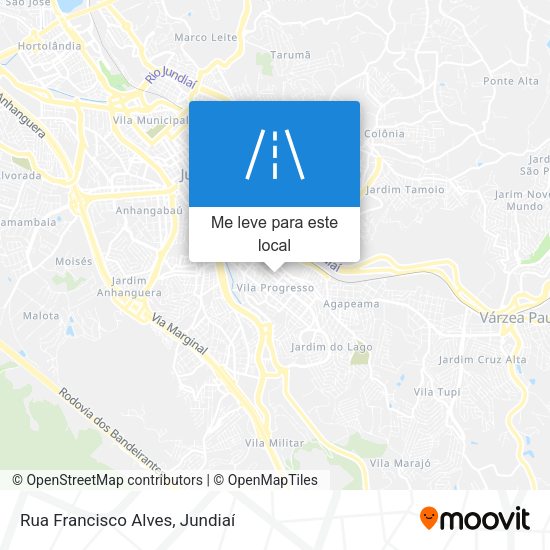 Rua Francisco Alves mapa