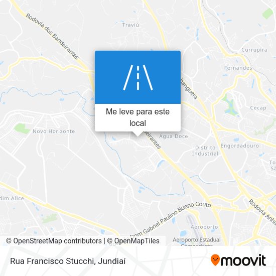 Rua Francisco Stucchi mapa