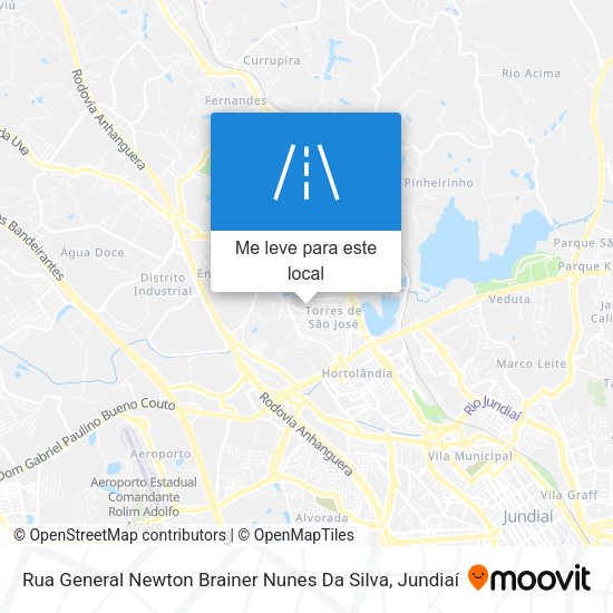 Rua General Newton Brainer Nunes Da Silva mapa