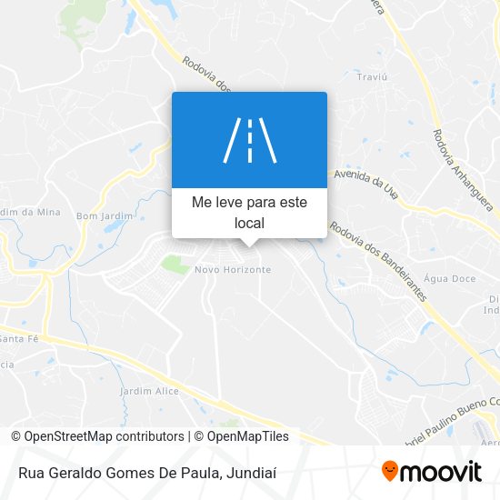 Rua Geraldo Gomes De Paula mapa