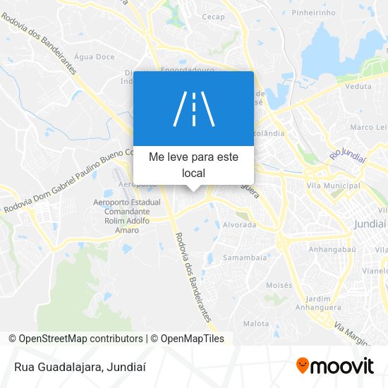 Rua Guadalajara mapa