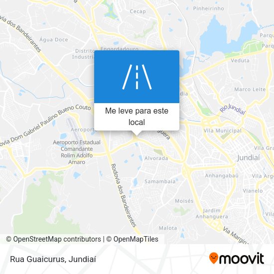 Rua Guaicurus mapa