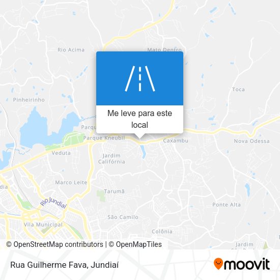 Rua Guilherme Fava mapa