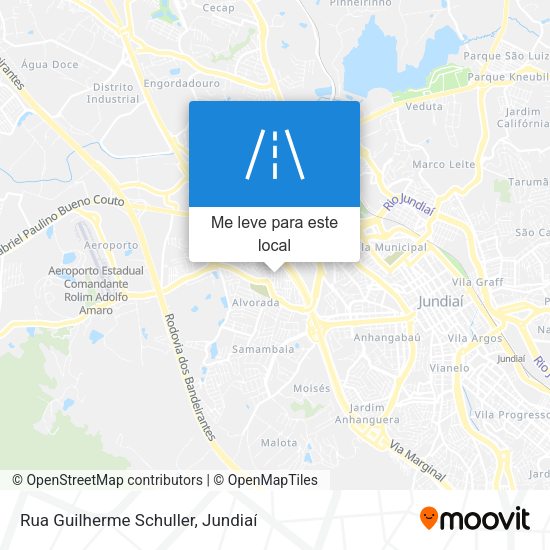 Rua Guilherme Schuller mapa