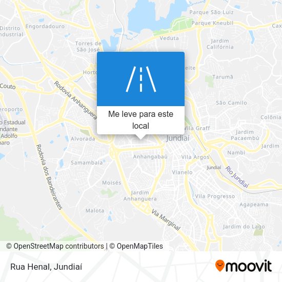 Rua Henal mapa