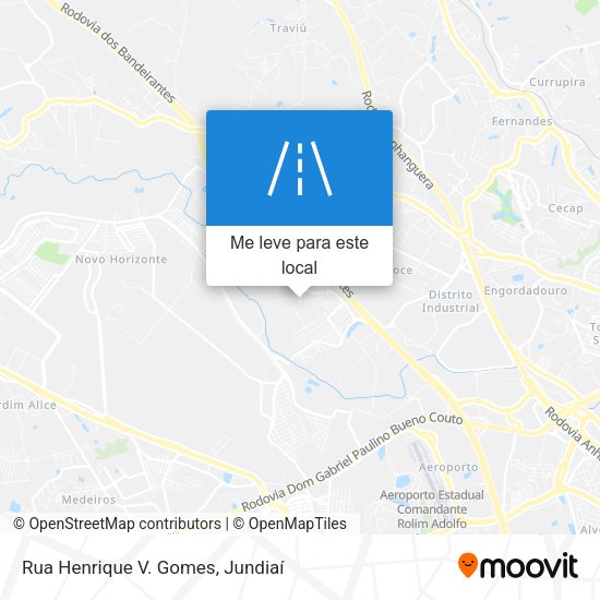 Rua Henrique V. Gomes mapa