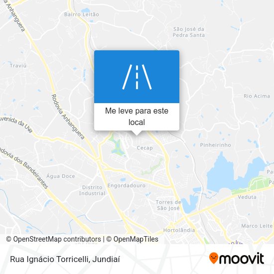 Rua Ignácio Torricelli mapa