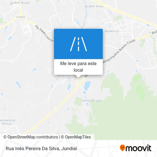 Rua Inês Pereira Da Silva mapa