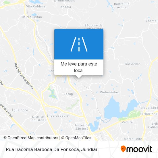 Rua Iracema Barbosa Da Fonseca mapa