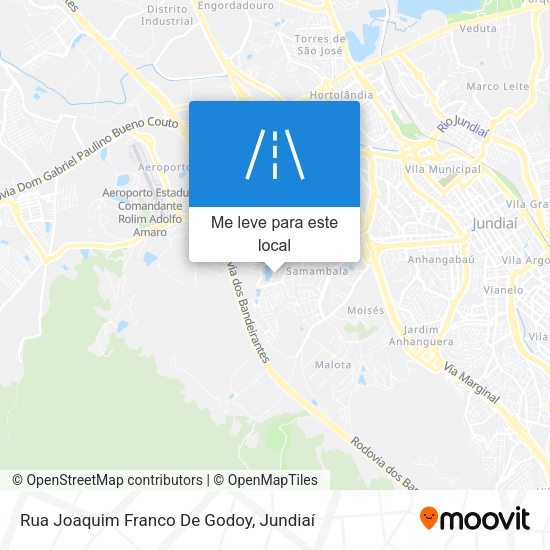 Rua Joaquim Franco De Godoy mapa