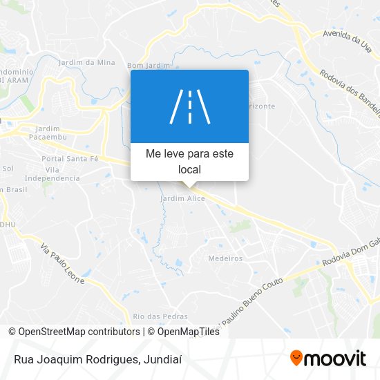 Rua Joaquim Rodrigues mapa