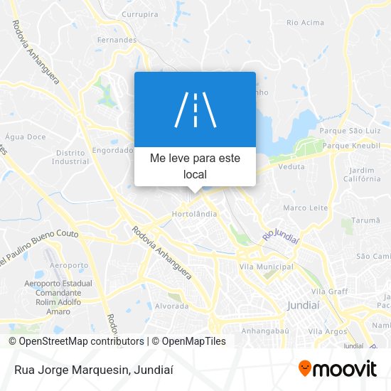 Rua Jorge Marquesin mapa