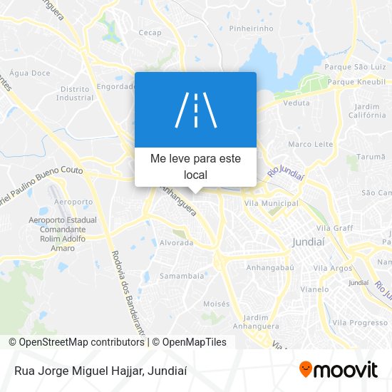 Rua Jorge Miguel Hajjar mapa