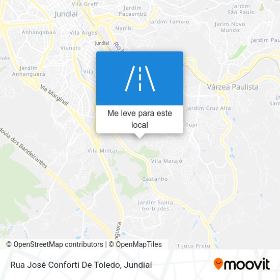 Rua José Conforti De Toledo mapa