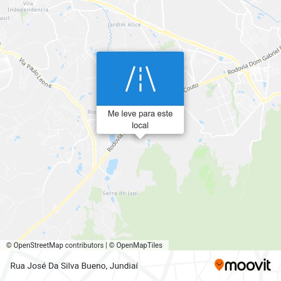 Rua José Da Silva Bueno mapa