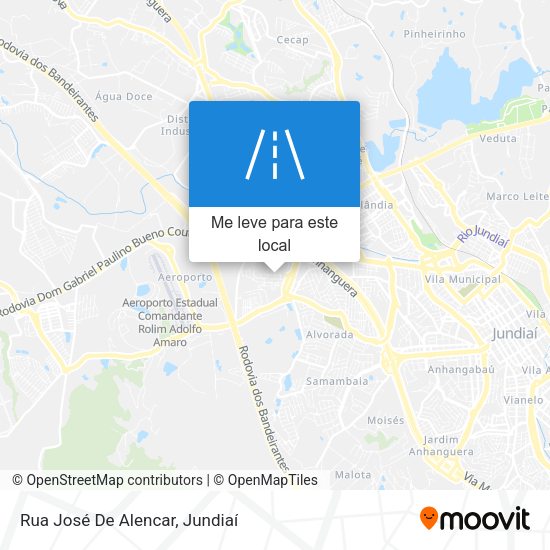 Rua José De Alencar mapa