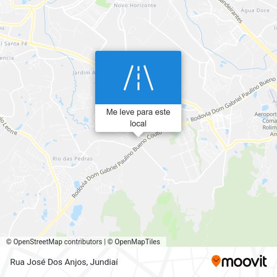 Rua José Dos Anjos mapa