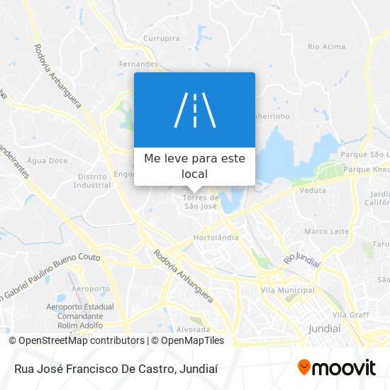 Rua José Francisco De Castro mapa