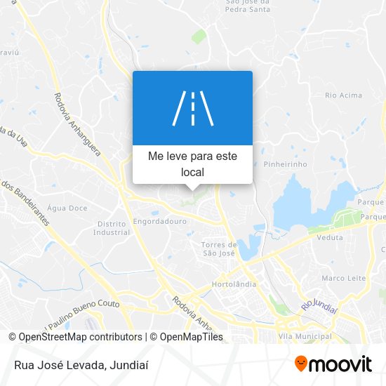 Rua José Levada mapa