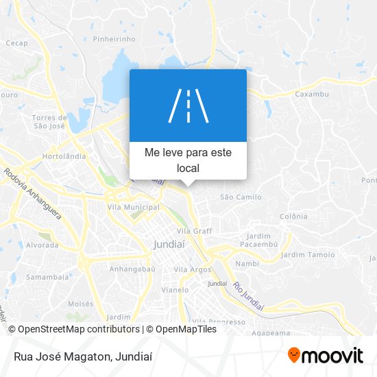 Rua José Magaton mapa