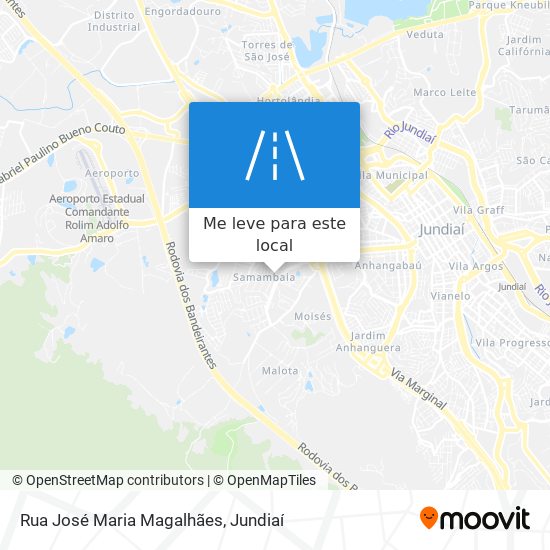 Rua José Maria Magalhães mapa