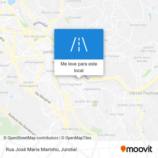 Rua José Maria Marinho mapa