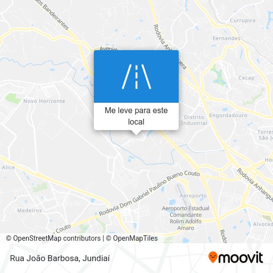 Rua João Barbosa mapa