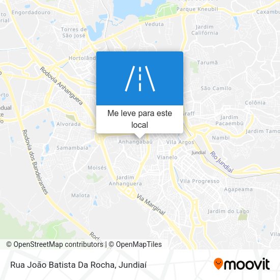 Rua João Batista Da Rocha mapa