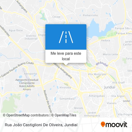 Rua João Castiglioni De Oliveira mapa