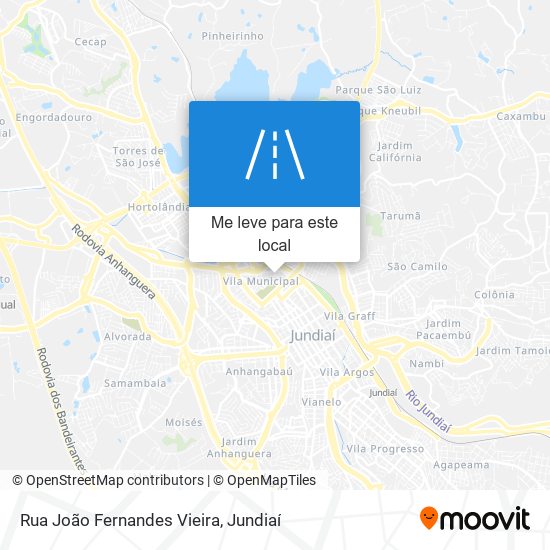 Rua João Fernandes Vieira mapa