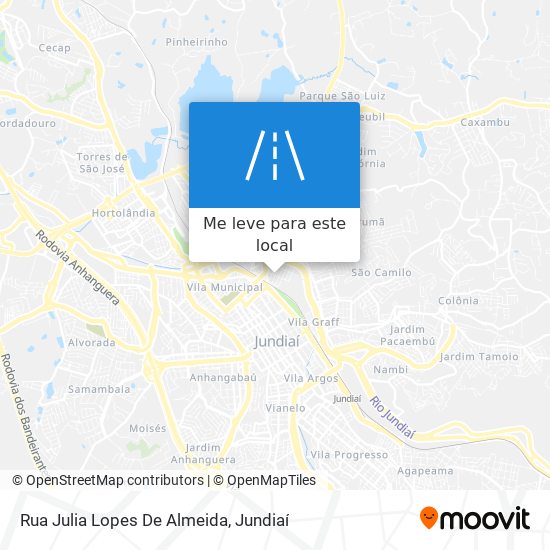 Rua Julia Lopes De Almeida mapa