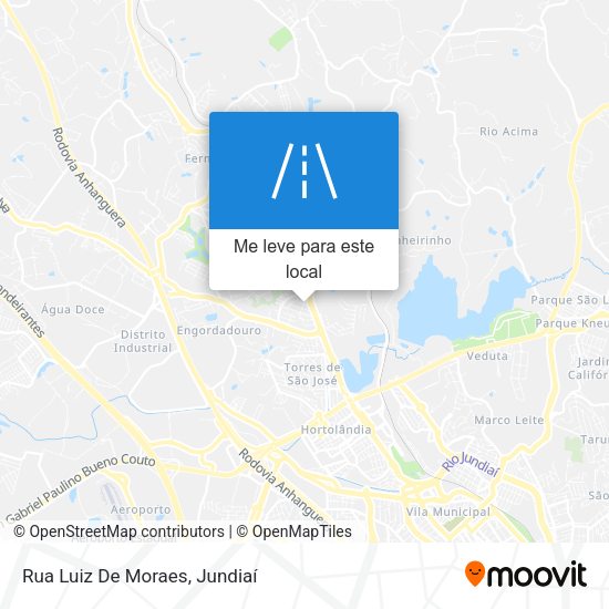 Rua Luiz De Moraes mapa