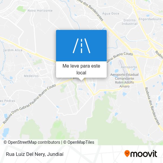 Rua Luiz Del Nery mapa