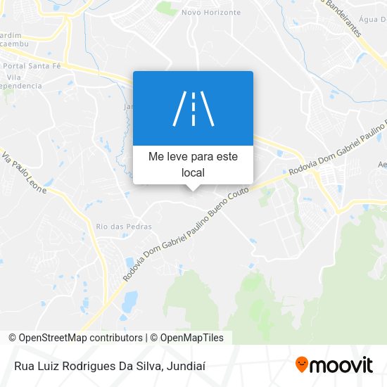 Rua Luiz Rodrigues Da Silva mapa
