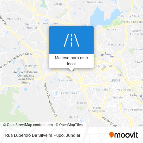 Rua Lupércio Da Silveira Pupo mapa