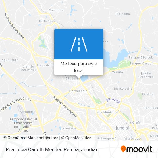 Rua Lúcia Carletti Mendes Pereira mapa