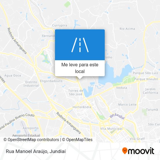 Rua Manoel Araújo mapa