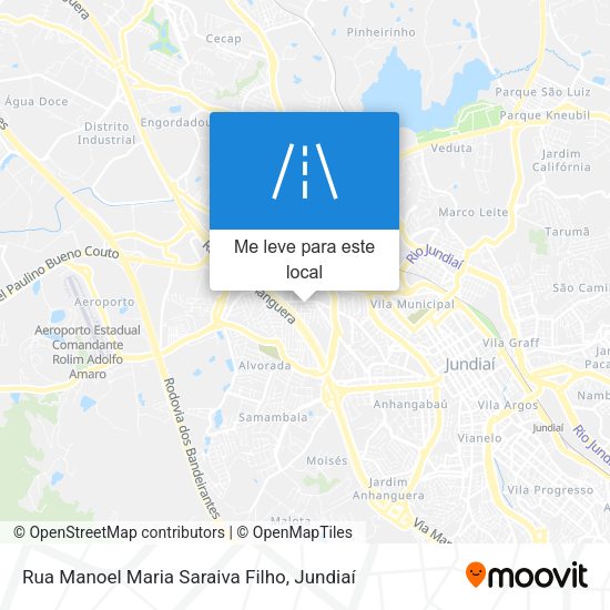 Rua Manoel Maria Saraiva Filho mapa