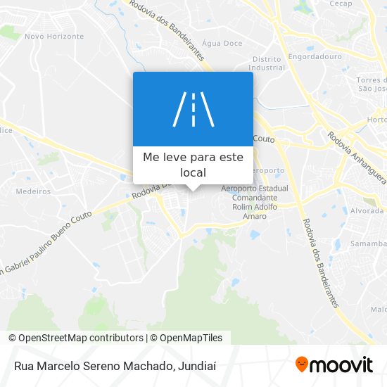 Rua Marcelo Sereno Machado mapa