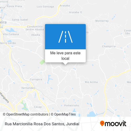 Rua Marcionilia Rosa Dos Santos mapa