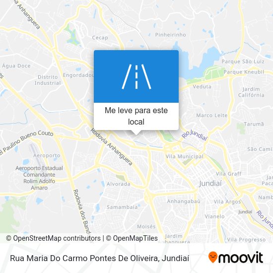 Rua Maria Do Carmo Pontes De Oliveira mapa