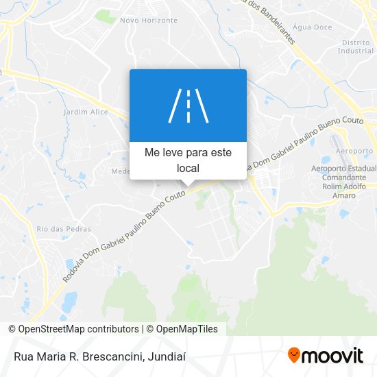 Rua Maria R. Brescancini mapa