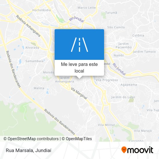 Rua Marsala mapa