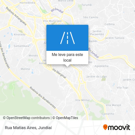 Rua Matias Aires mapa