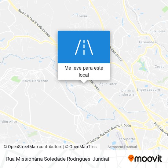 Rua Missionária Soledade Rodrigues mapa